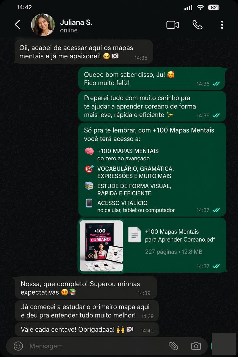 Depoimento via WhatsApp